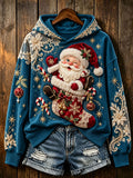 Women's Christmas Winter Santa Claus Regular Sweatshirt