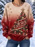 Women's Winter Christmas Tree Sweatshirt