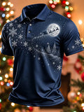 Men's Christmas Tree Art Print  Short Sleeve Top