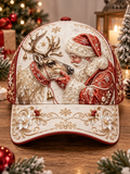 Unisex Christmas Santa Claus printed Hat