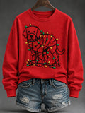 Women's Christmas Print Sweatshirt