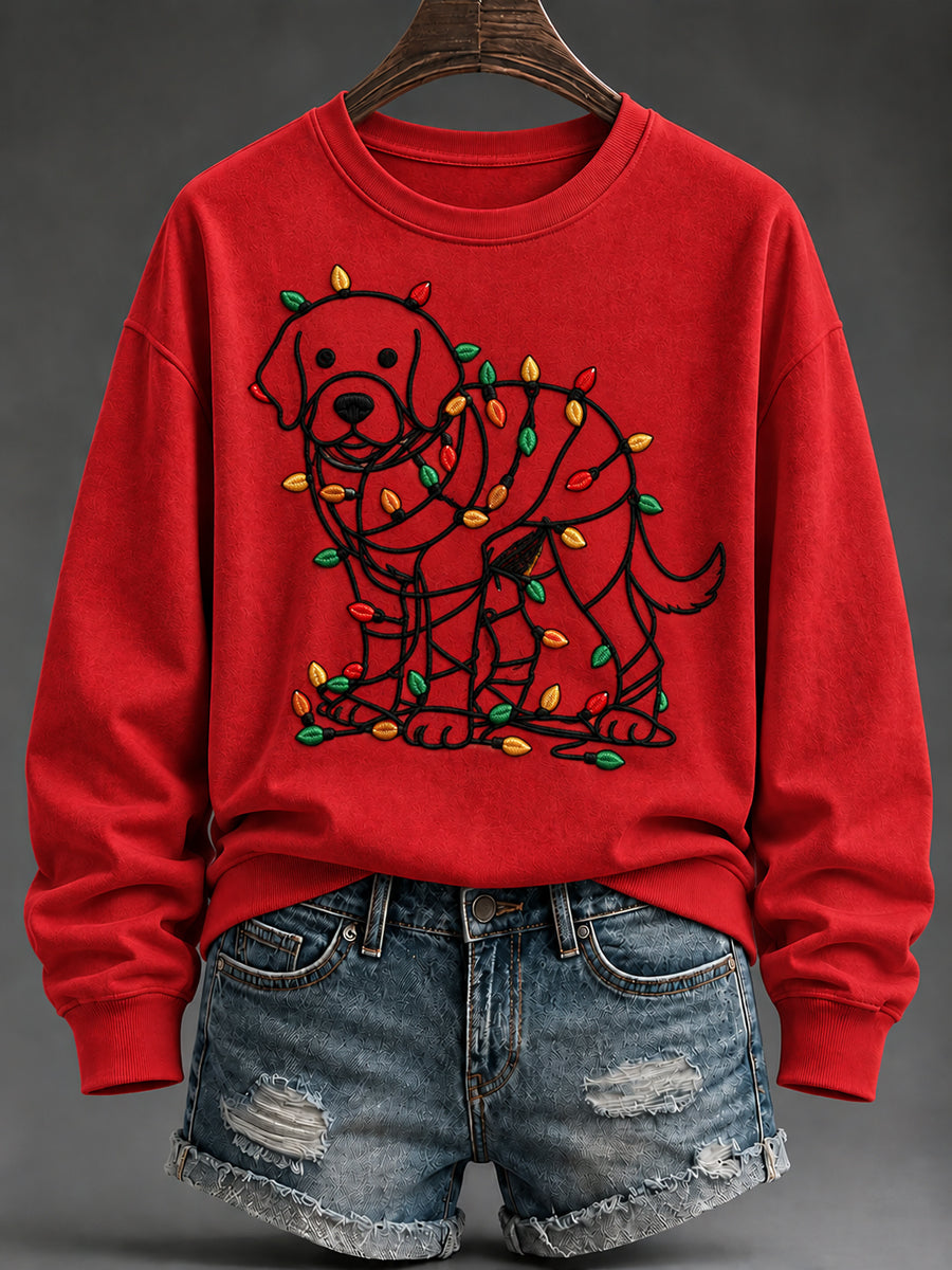 Women's Christmas Print Sweatshirt