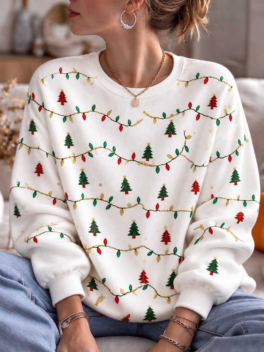 Women's Christmas Print Sweatshirt