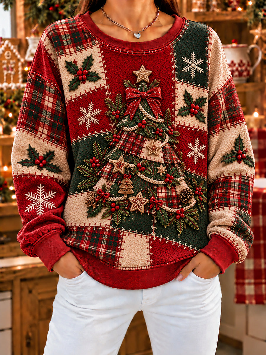 Women's Christmas Print Sweatshirt