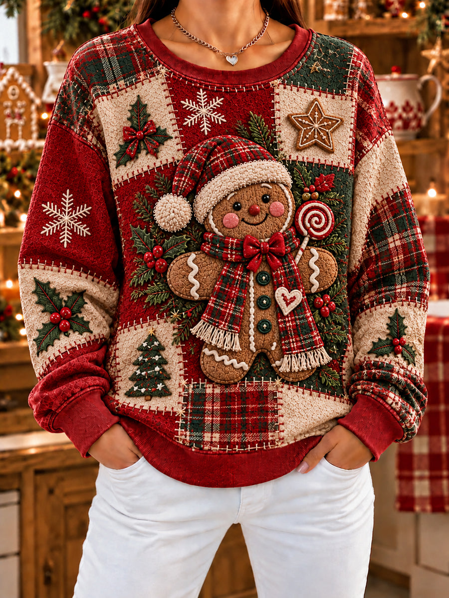 Women's Christmas Print Sweatshirt