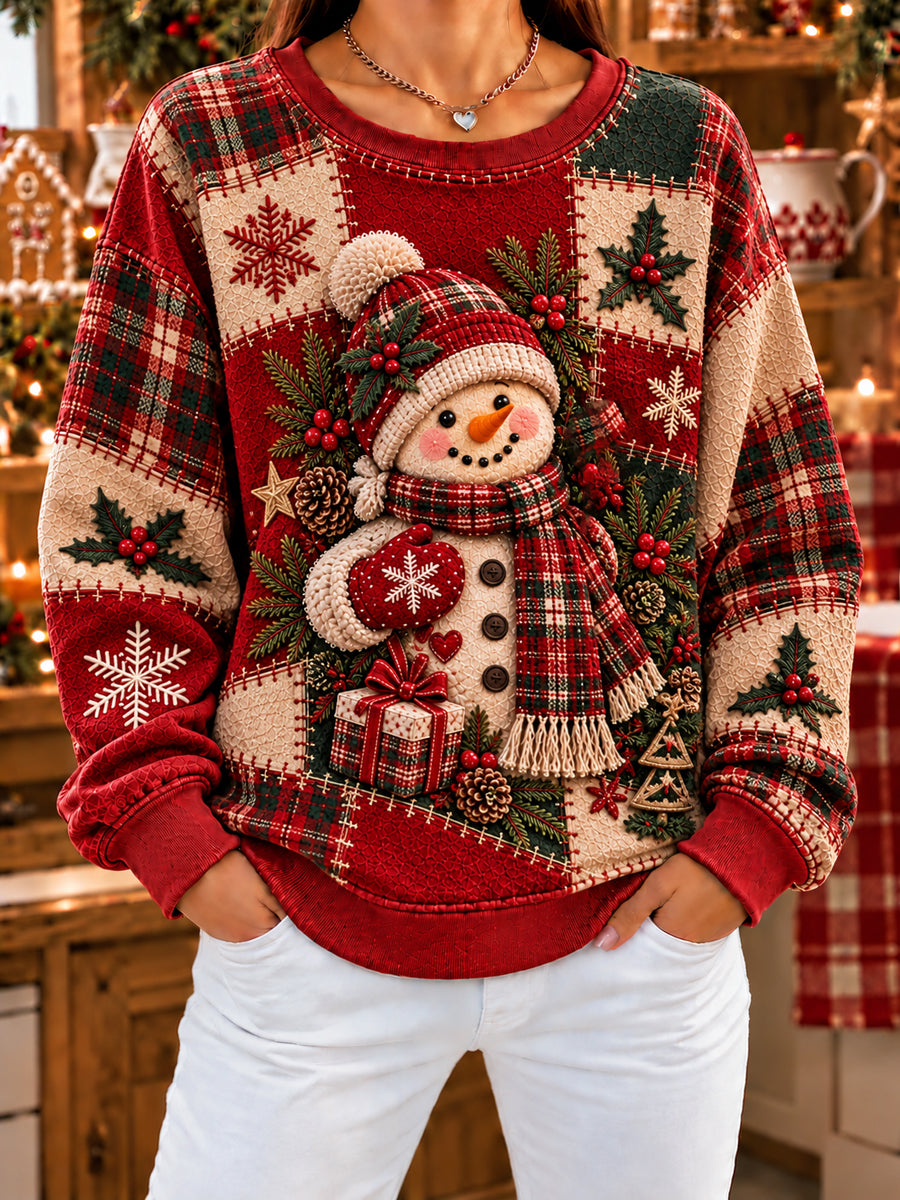 Women's Christmas Print Sweatshirt