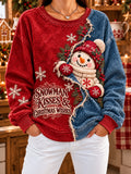 Women's Christmas Print Sweatshirt