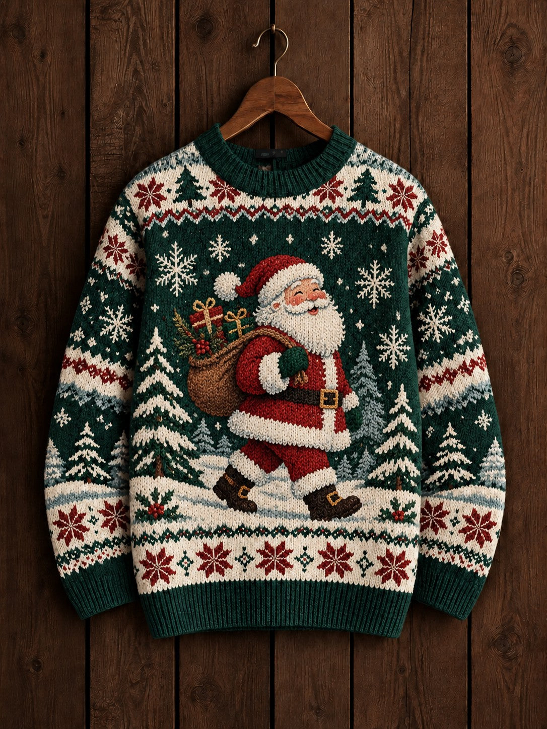 Women's Christmas Printed Sweater