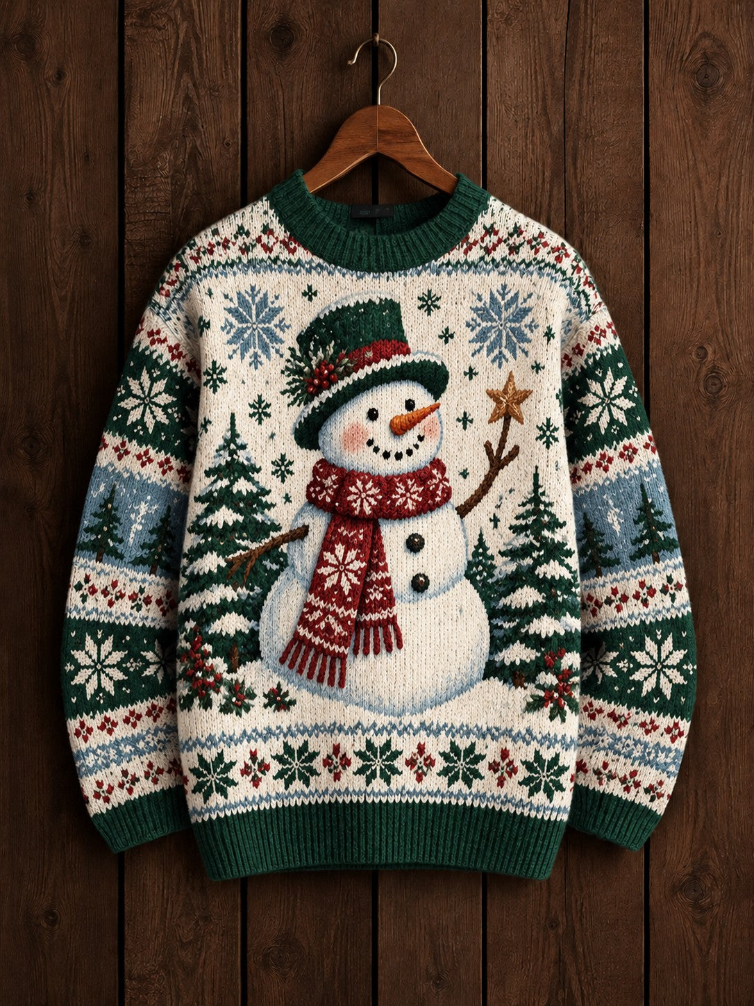 Women's Christmas Printed Sweater